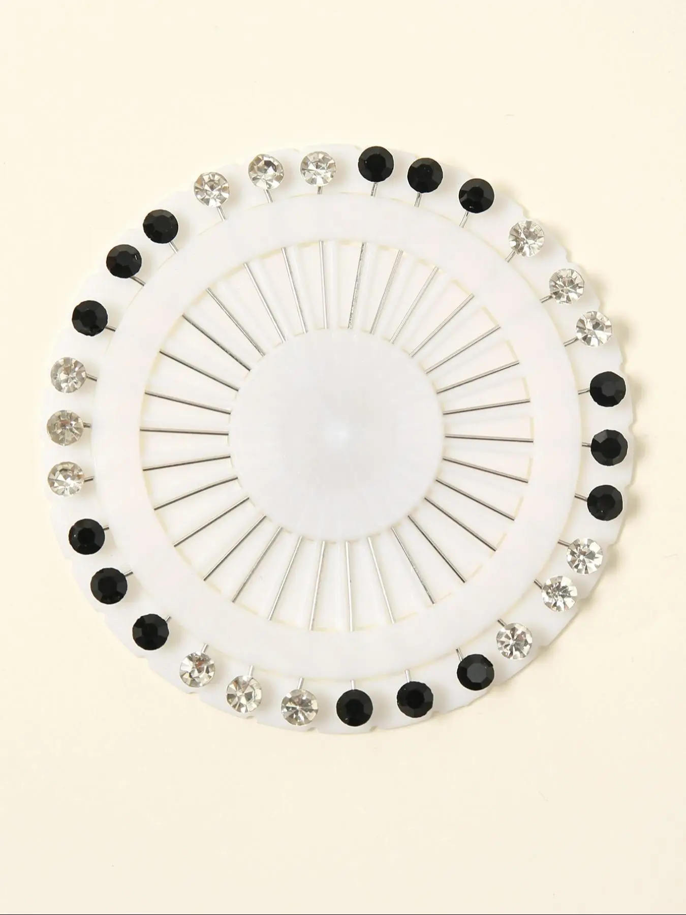 Rhinestone Decorated Hijab Pin, Fashionable Hijab Accessories for Women & Girls, Trendy All-match & Exquisite Hijab Accessories for Birthday Gift