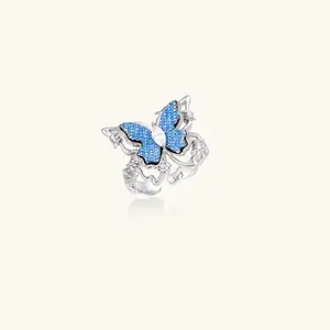 Azure Butterfly Ring