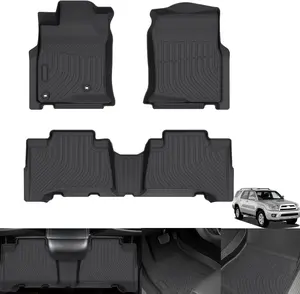 Floor Mats for  4Runner 2003-2009, Custom Fit TPE  Weather Protection Floor Liners, Non-Slip  Floor Mat,  Accessories for 4th gen 4runner Floor Mat (FIT Both for 5&7 Seats)