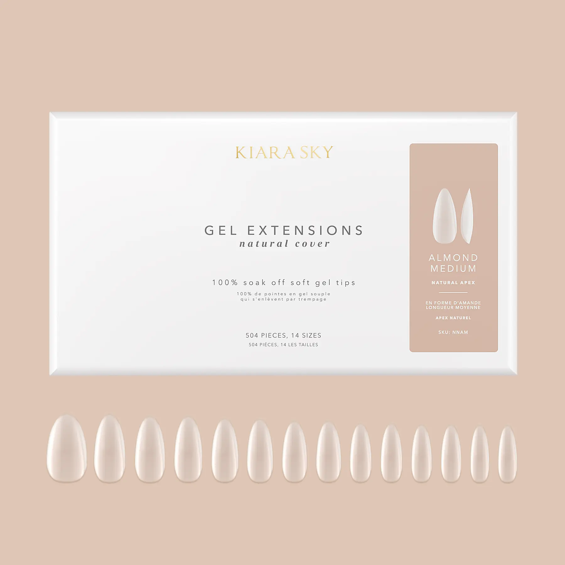 Almond Medium | Natural Gel Extensions