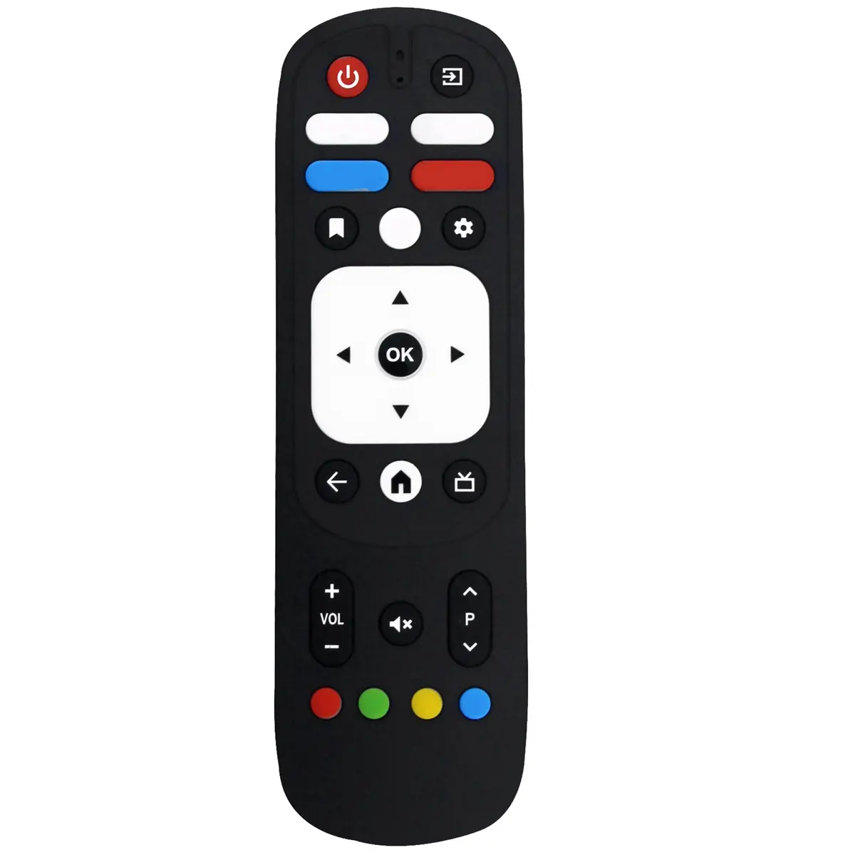Sturdy Replacement Remote Control RM-C3287 for RM-C3570, Solid Black Wireless TV Controller, Durable and Easy-to-Install for tv users, Plastic, Voice