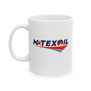 MTEX Oil Ceramic Coffee Mug, Oilfield TV Show Fan Mug