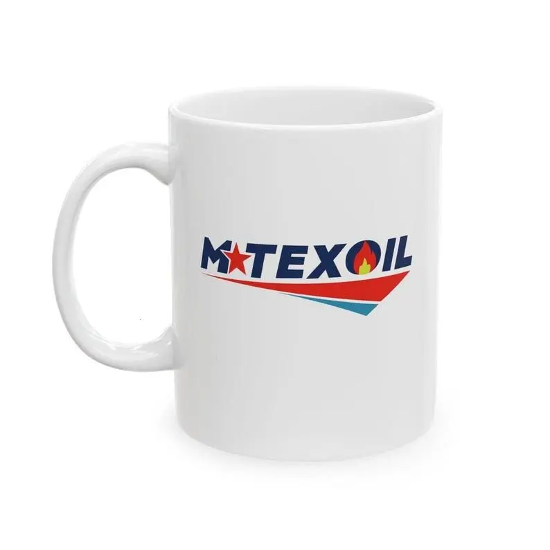 MTEX Oil Ceramic Coffee Mug, Oilfield TV Show Fan Mug