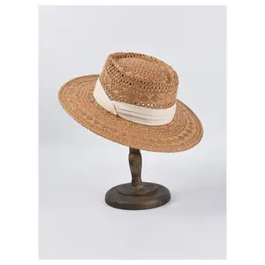 Summer Sun Hat, Bohemian Patterns w. White Trim, Adjustable Beach Hat | Summer Collection