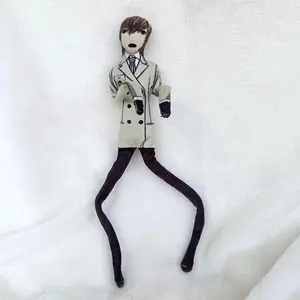 Amamiya Ren Plush Doll 28cm P5 Stuffed Dolls Abstract Joint Flexible Room Deco Halloween Akechi Goro Plush Toys Gifts Funny