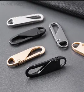 Includes shipping fee. 8-pack zipper head universal slider replacement heads—creative keychains, repair/replacement, detachable zippers.