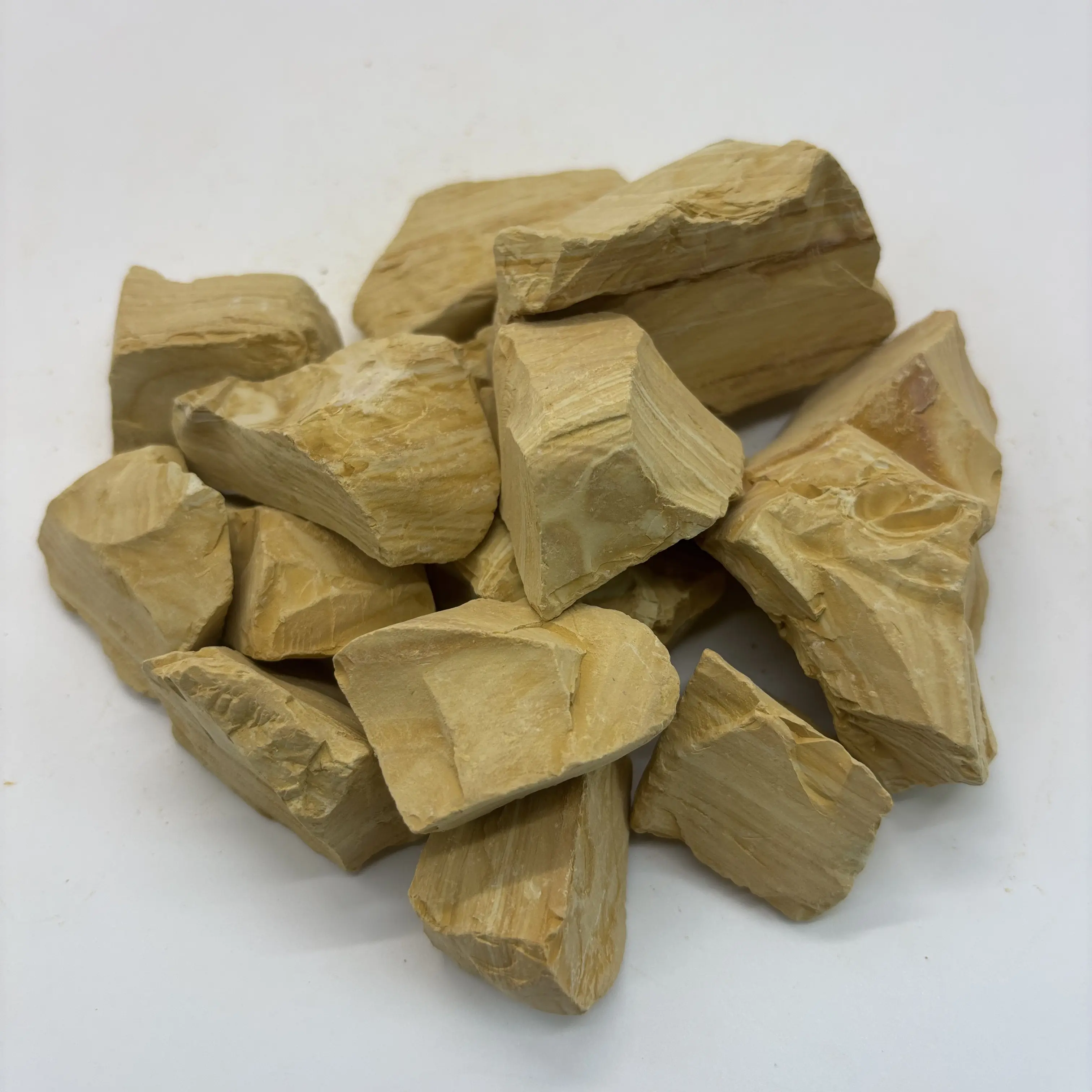 200g(7oz) 100% Natural Layered Yellow Cosmetic Grade Kaolin Clay Powder - No Additives, Edible, Hard Texture for Home Improvement & Garden Soil Use, Zero Additives