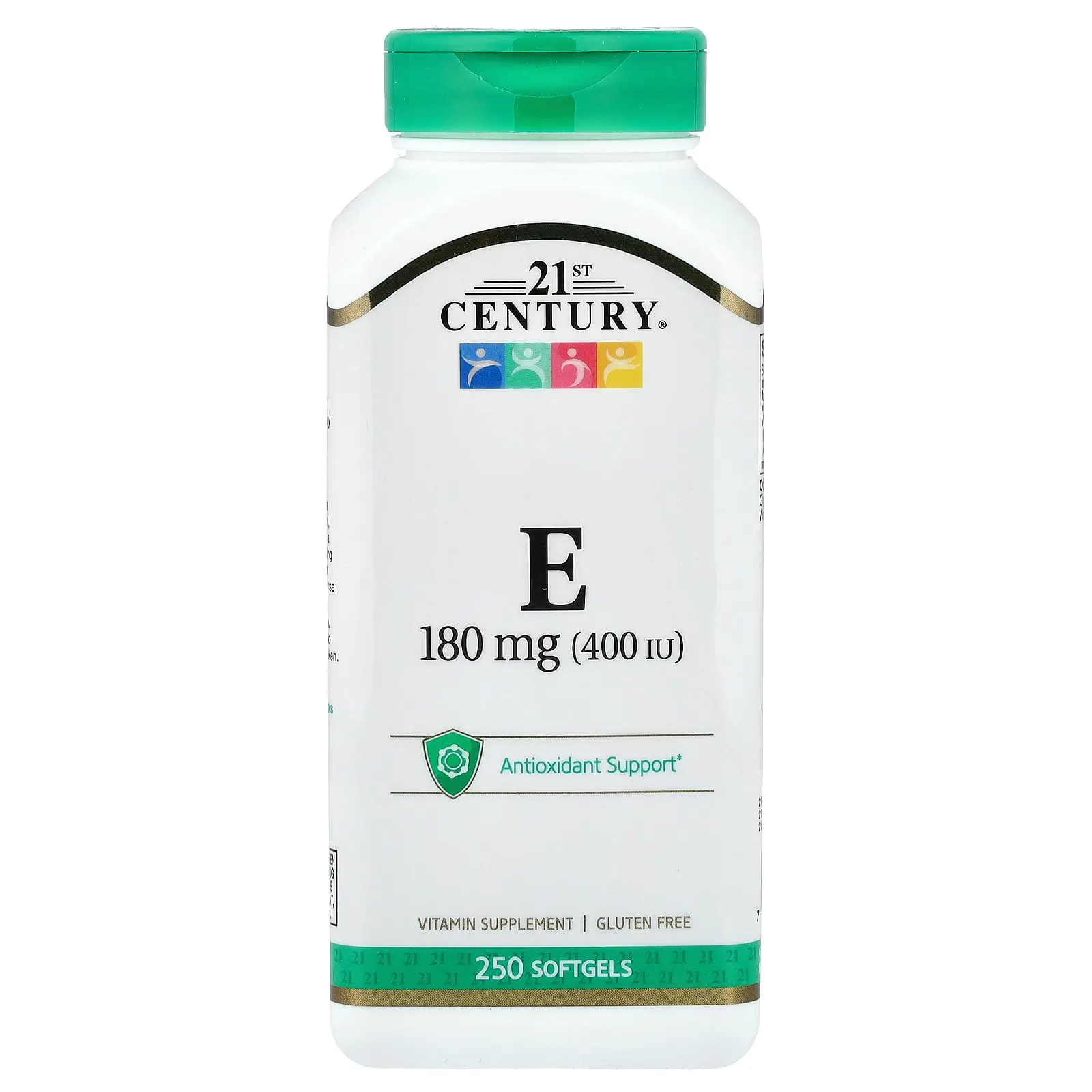 21st Century Vitamin E, 180 mg (400 IU), 250 Softgels
