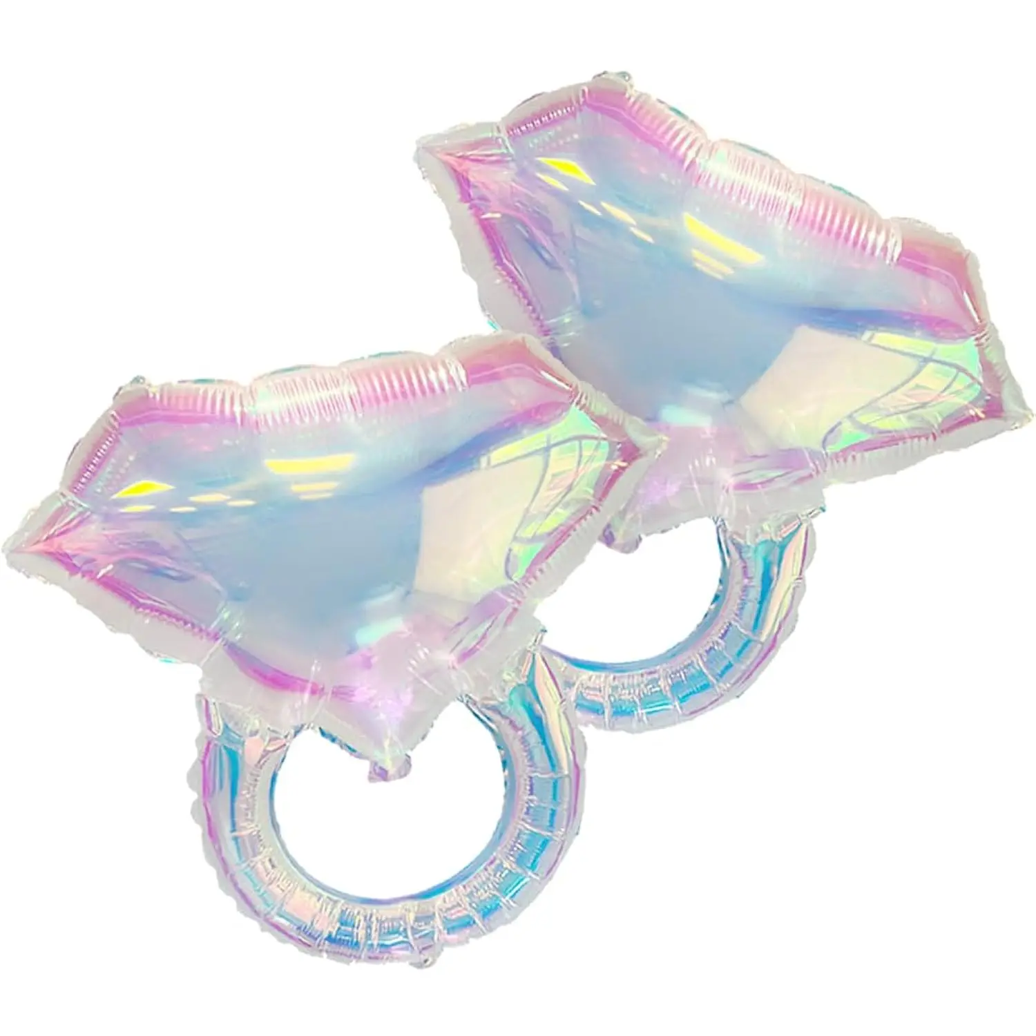 Iridescent Ring Balloon She Said Yes Bridal Shower Bachelorette Wedding Decor