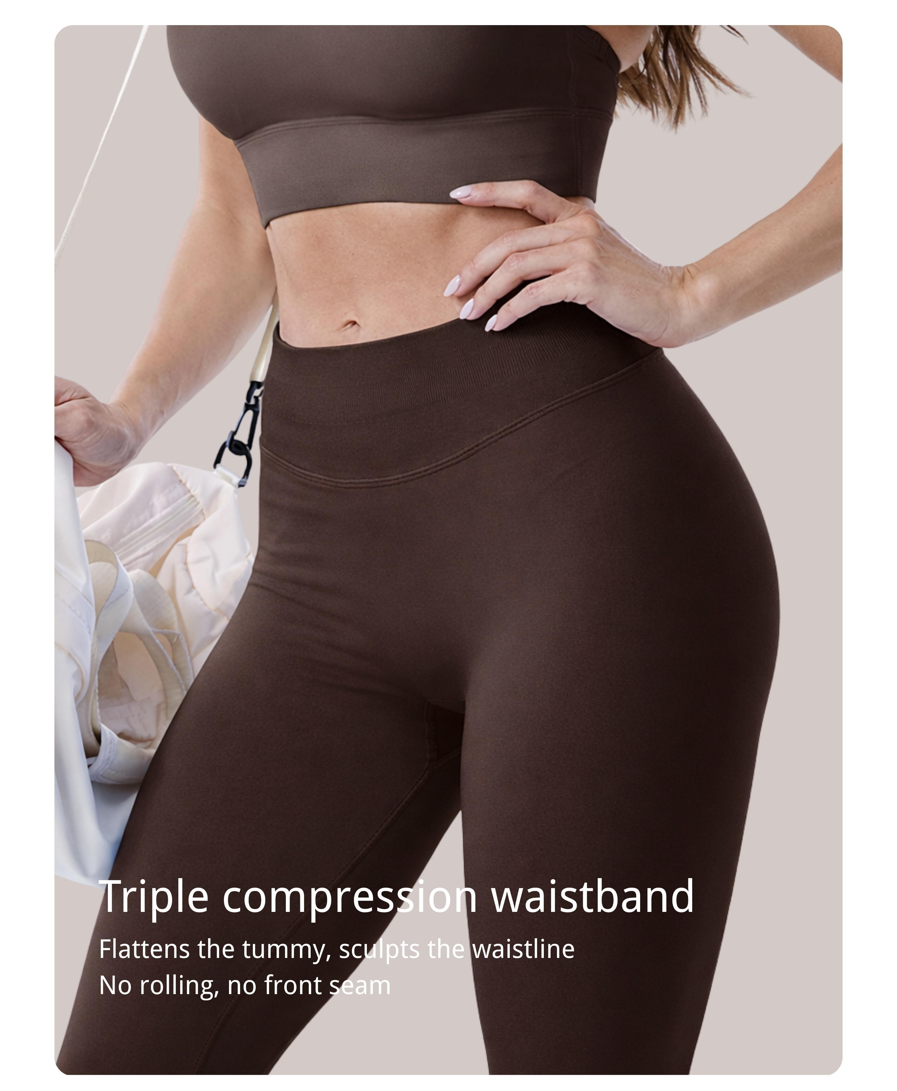 Coral Canton High Waisted Seamless Sports Leggings