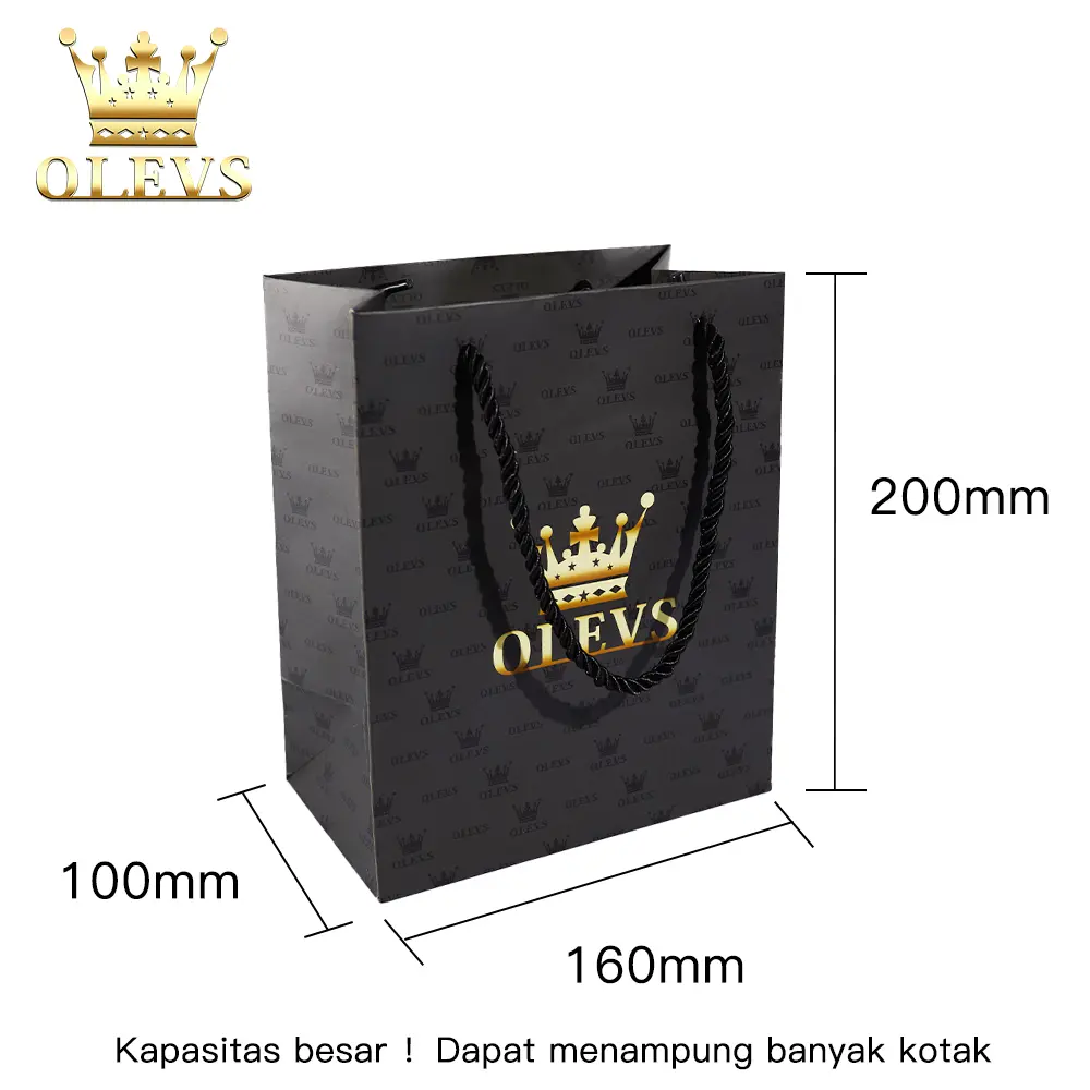 OLEVS Fashion Gift Bag Watch Gift Bag 16*10*20, Birthday Gift, Gift Wrapping