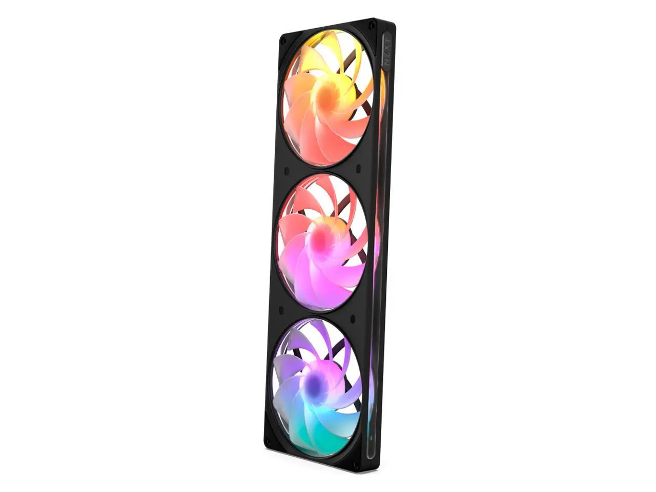 NZXT F420 RGB Reverse Black 420mm PWM Single-Frame Reverse-Blade RGB Fan