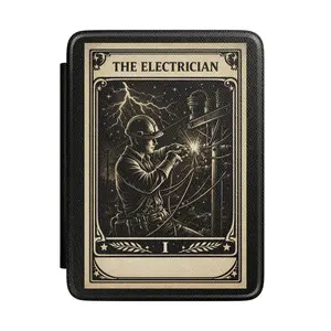 The Electrician tarot card Kindle Case | Vintage electrician illustration