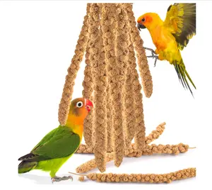 KATUMO Spray Millet Treats, 7Oz / 200g Natural Sun-Dried Bird Treats for Parakeet Conure Cockatiel Finch Pigeon Hamster Canary