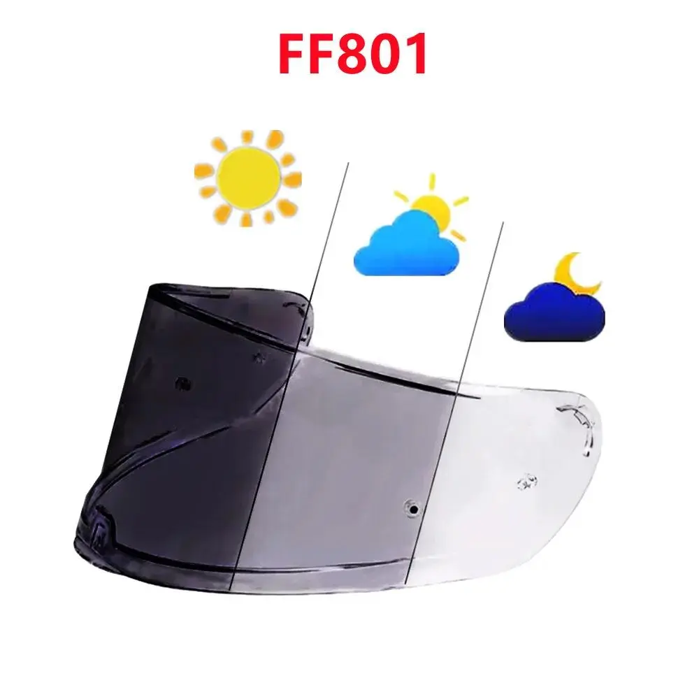 LS2 FF397 FF801 Motorcycle Helmet Visor Clear Dark Smoke Multicolour Silver Shield Vizard for LS2 VECTOR Helmets Lens Anti-UV Anti-Fog Anti-Scratch