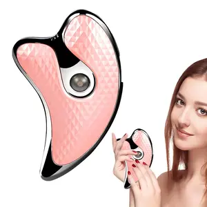 Electric Gua Sha Instrument, Rechargeable Vibrating Heated Massager, Face & Neck & Eye Scraper, Home Face & Neck & Body Massage Beauty Instrument