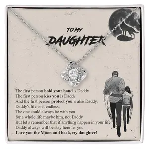 ALMOST SOLD OUT To my Daughter  I am wishing you a beautiful holiday Necklace