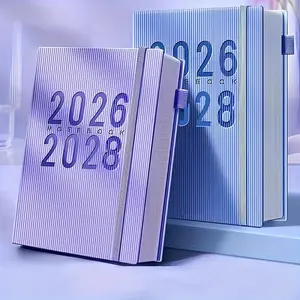 2026-2028 3-Year Monthly Planner with Elastic Pen Holder - Compact Soft Cover 12-Month Calendar (Jan-Dec) | Dated Pages, English Language Layout for on-the-Go Organization - Planner for Adults, Students, Professionals 2026-2028 3-Year