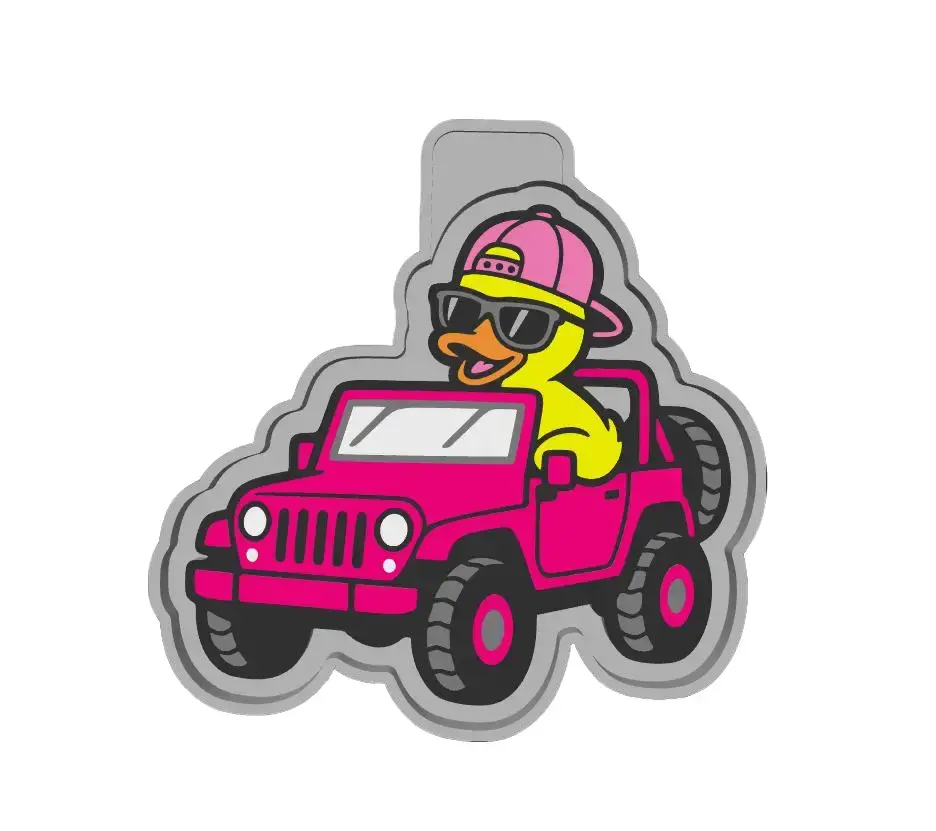 Duck Driving an Offroad Freshie Mold