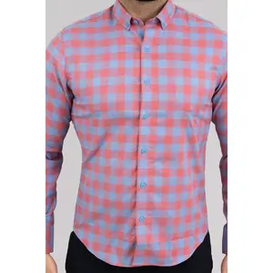 untuck(able) Salmon Gingham