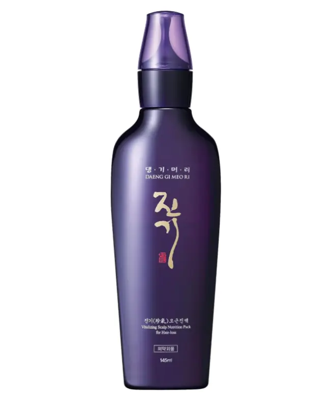 Daeng Gi Meo Ri Vitalizing Scalp Nutrition Pack Conditioner - 145ml Ginseng Herbal Liquid, Hydrating Moisturizer, Nourishing Anti-Hair Loss Haircare for Adults, Suitable for Any Hair Type