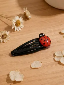 4pcs Ladybug Hair Clips, Animal Shape Hair Accessories, Unisex Hair Decorations, Perfect for Parties, Events, Role Play, Bug Clips in Hair