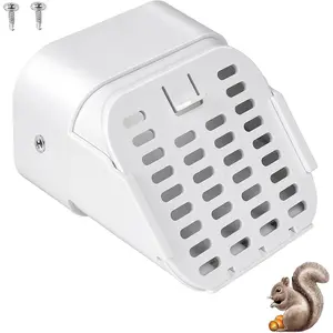 3"x4" Type-A Gutter Downspout Extensions, Removable Downspout Diverter, Gutter Splash Guard, Outlet Filter & Leaf Guard for Bottom of Downspouts(White)