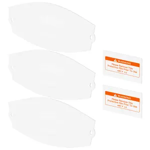ARCCAPTAIN 3Pcs Normal Viewing Screen Outer Replacement Lens and 2Pcs Inner Replacement Lens for HSH-C999 Welding Helmets