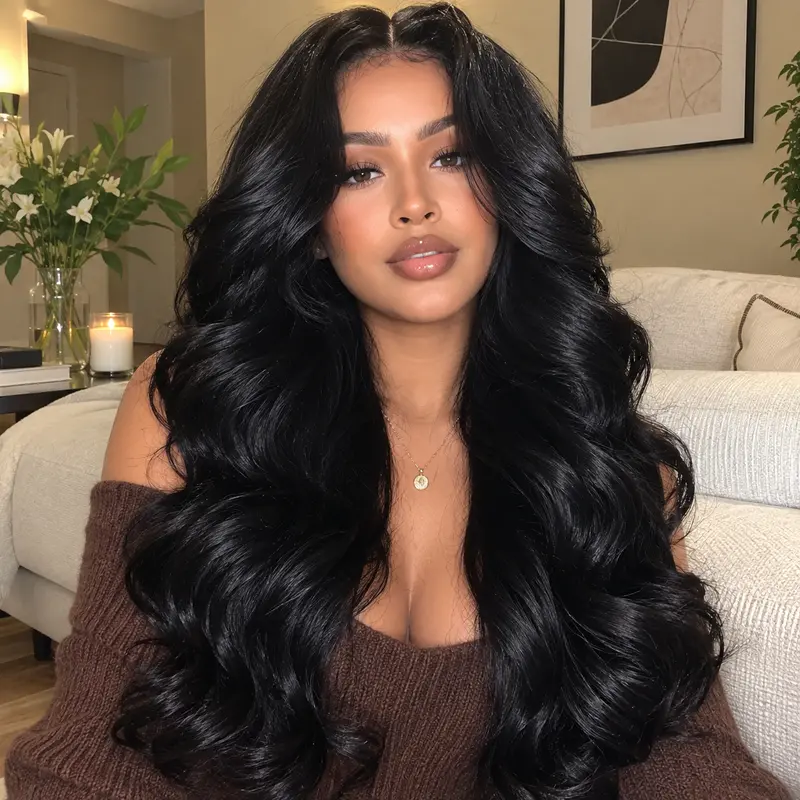 【Limited Stock】Sunber Affordable Body Wave 13x4 Lace Frontal Wigs Pre Cut Pre Bleached Pre Plucked With Drawstring Fit All Head Sizes Beginner Frienly For Women tiktokshopstockup