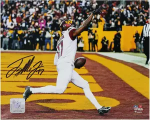Terry McLaurin Washington Commanders Autographed 8" x 10" Touchdown Photograph - Fanatics Authentic Certified