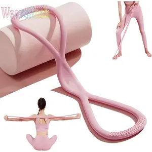 Figure 8 Resistance Band, Durable Elastic Fitness Rope for Full Body Workout, Ideal for Arm & Back Strength Training, Versatile Exercise Tool for Yoga, Pilates, Stretching & Home Gym for Men and Women