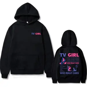 2 Sides TV Girl Album Hoodie, Unisex Gift for Fans, Cozy Pullover for Him and Her, Perfect for Casual Wear and Music Lovers