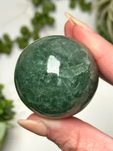 Green Strawberry Quartz Sphere - #6