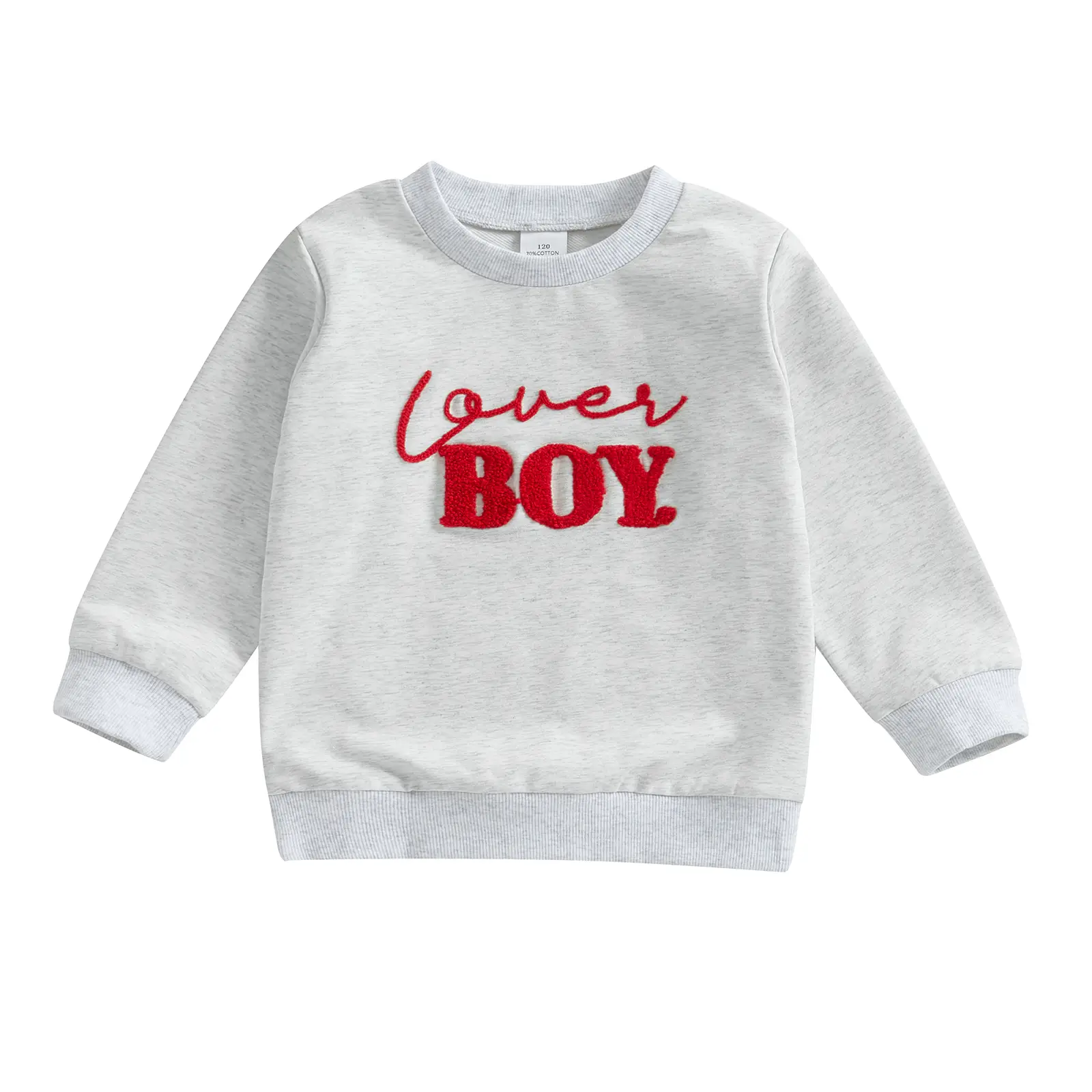 Valentine's Day Toddler Baby Boy Sweatshirt Long Sleeve Pullover Lover Boy Blouses Letter Print Tops Boy Valentine Shirt