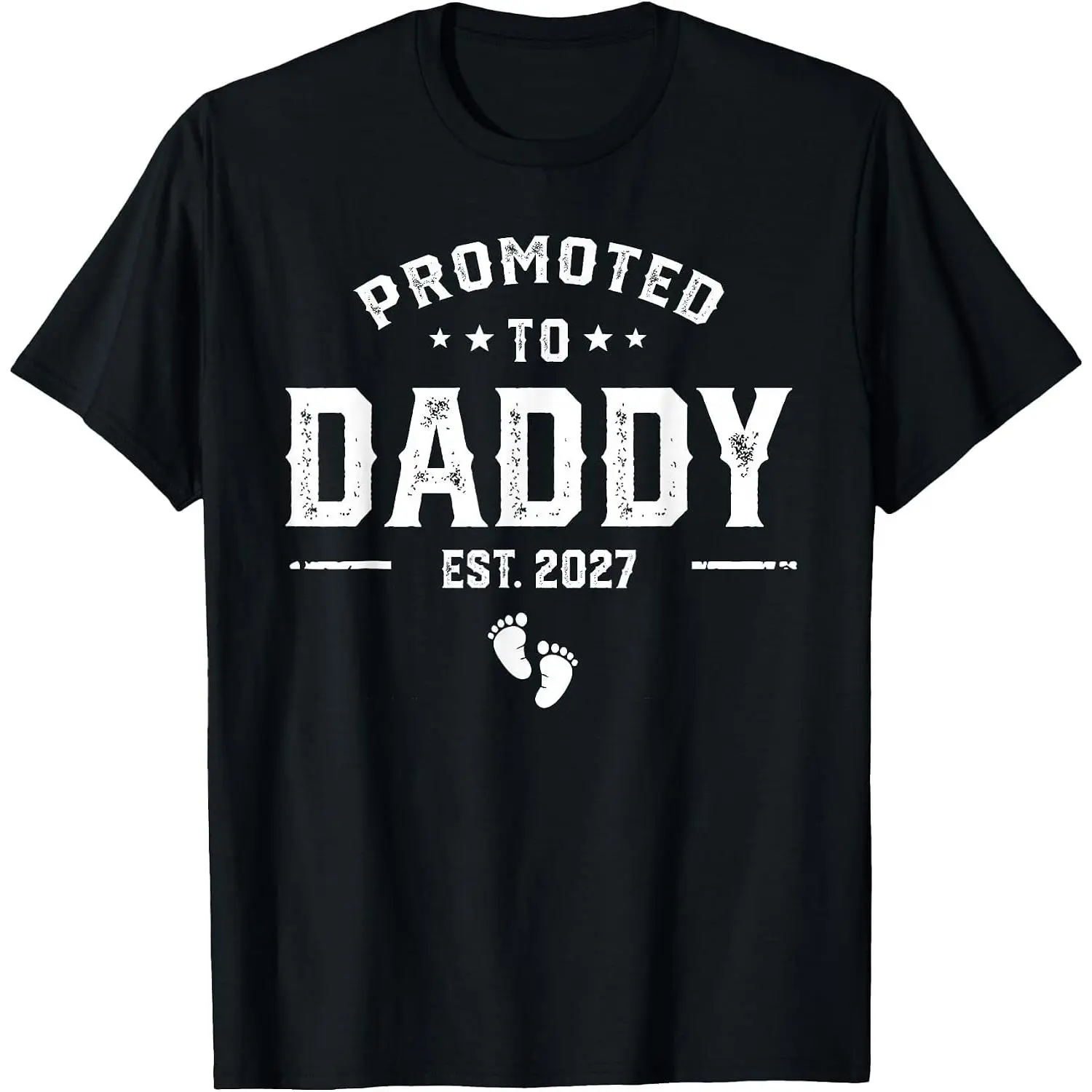100%cotton Daddy Est 2027 Daddy to Be New Dad 2027 T-Shirt