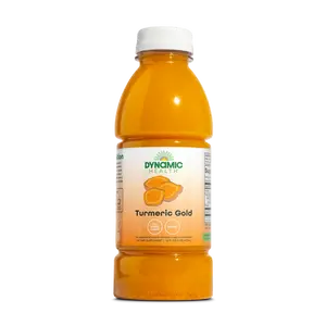 DYNAMIC HEALTH Turmeric Gold Organic Edible Dietary Concentrate - 16 fl oz Herbal Vitamins Supplements, Curcuma Multi-Ingredient Vitamins Supplements, No Added Sugar Daily Wellness Blend
