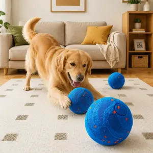 Smart Interactive Dog Toy, Bouncy ball Automatic Moving, Bouncing, and Rotating, Aggressive Chewers - Bouncy & Throwable,E-TPU Material, Pet lover Active Rolling Ball for pet