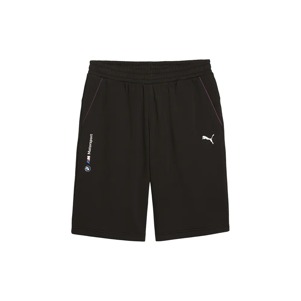 PUMA Mens Bmw M Motorsport Essentials Fleece Shorts Casual - Black