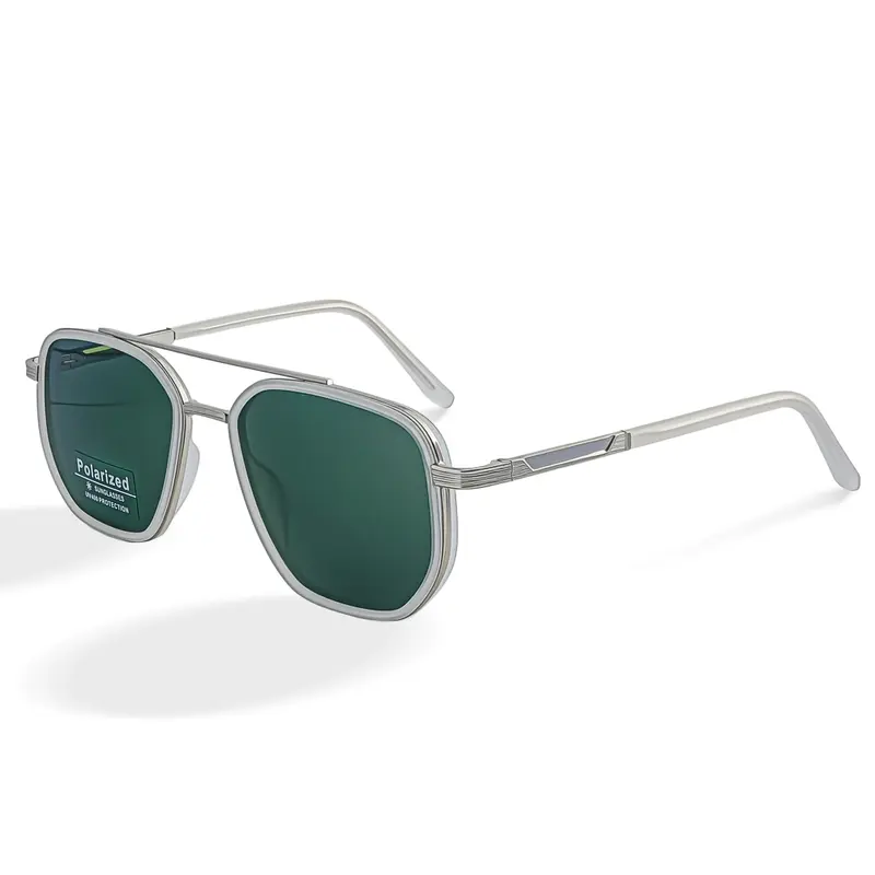 Square Polarized Sunglasses for Women Men Small Hexagonal  display picture 2