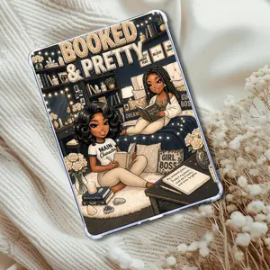 Denim and Khaki Booked & Pretty Black Girl: Kindle or eReader Decor for Book Lovers