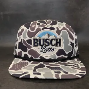 Busch Light Beer Adjustable Mesh Hat Bush Light Adjustable Mesh Direct Embroidered Snapback Cap Hat Busch Light Embroidered Hat