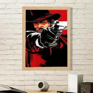 Red Dead Redemption John Marston Video Game Wall Art - POSTER NO FRAME