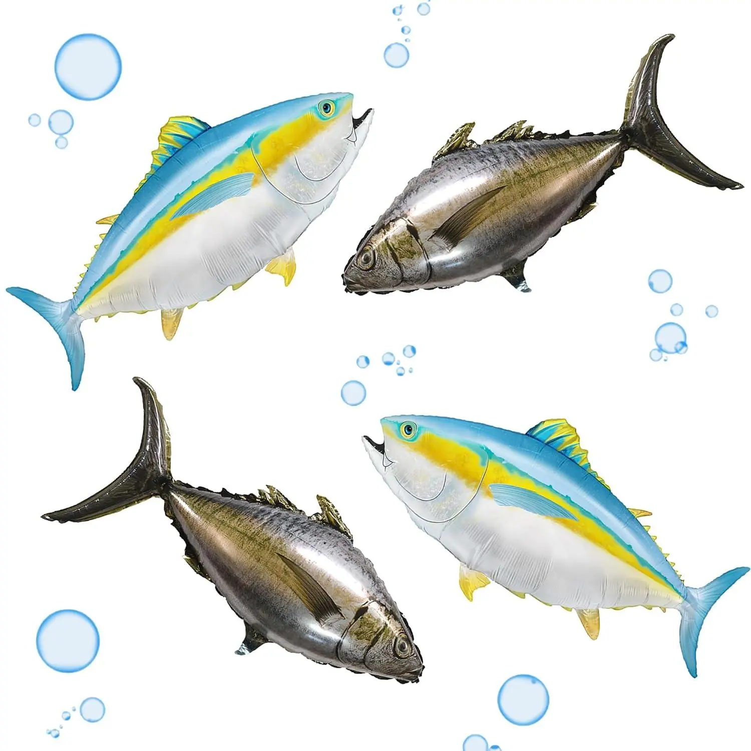 Fish Balloons Tuna Balloon Gone Fishing Under The Sea Beach Camping Themed Lets Go Fishing Balloons Fish Decor For Baby Shower Ofishally One Birthday Party Decorations Supplies For Boy Men