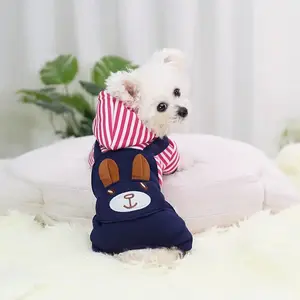 Cute Cartoon Rabbit Costume for Small Pets, Soft Warm Fabric Four-Legged Jumpsuit, Ideal Winter for Dogs & Cats Outfit