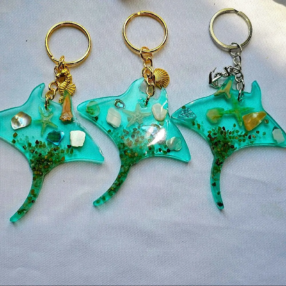 Manta Ray Keychains - Perfect for Keys and Accessories