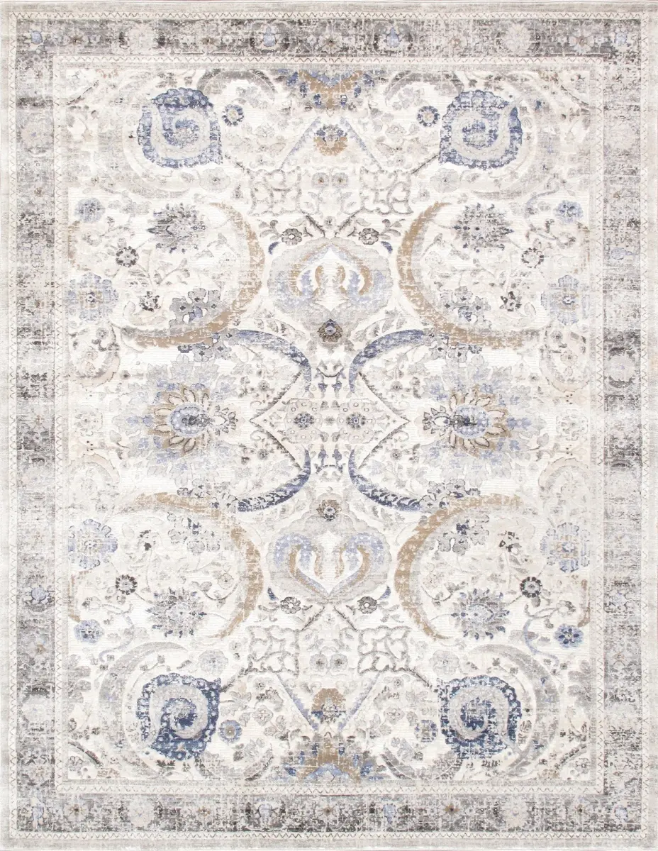 Pasargad Home PRC-1021IB 2x3 2 x 3 ft. Amadeus Design Power Loom Area Rug, Ivory