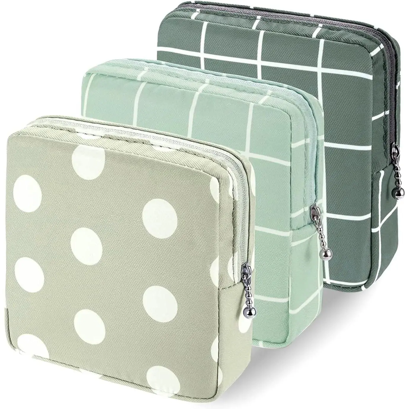 3pcs Period Bag,Period Pouch,Sanitary Napkin Storage Bag, Portable Reusable Menstrual Pads Bags,Tampon Storage Pouch for Women Teen Girls,pad Bag,Feminine Care,tampons Holder for Purse