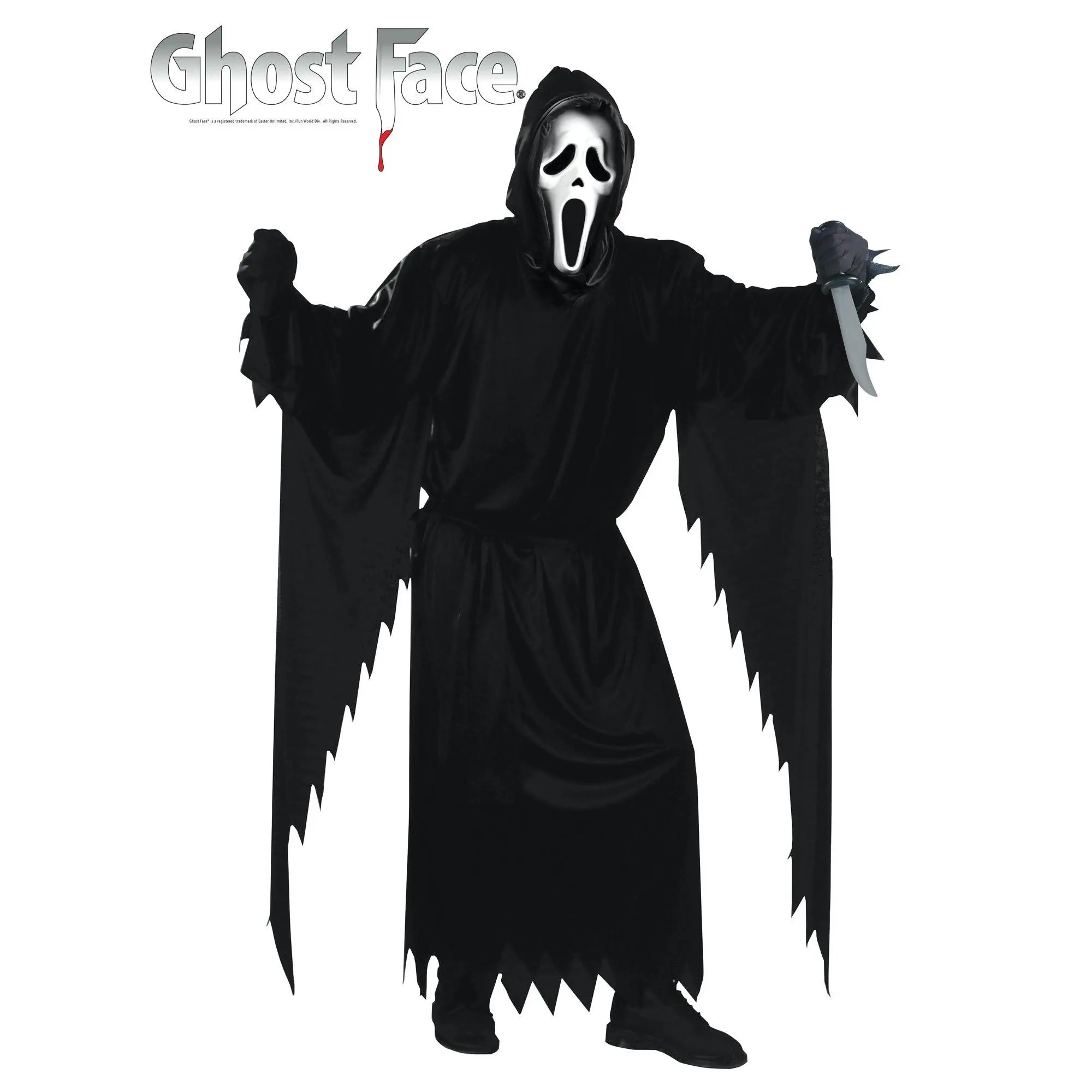 Adults Scream Ghost Face Costume