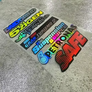 1SET Exclusive Tuning Scene Multi-theme Sticker Set, 5ZIGEN + PETRONAS + Need for Speed Personalized Body Decal, Suitable for Sedans, Motorcycles, Skateboards, Helmets, Creative Scratch Cover Sticker