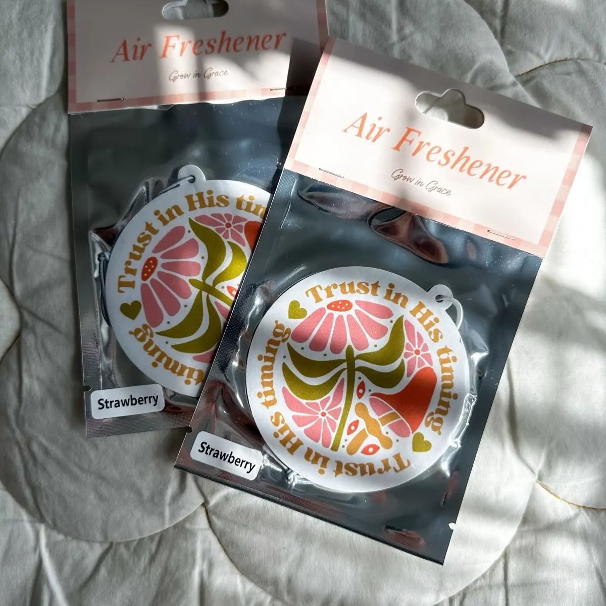 Air freshener- trust in His timing Air freshener- trust in His timing